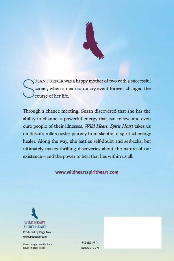 Back Cover of Wild Heart Spirit Heart by Susan Turner